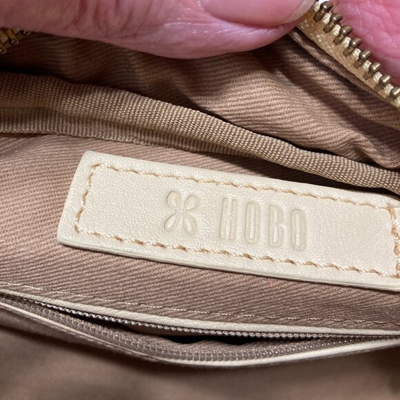 EUC HOBO Ivory Small Leather Satchel - Picture 7 of 10